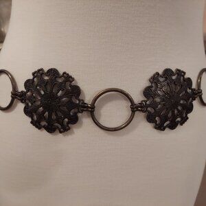 SALE!  Pre-Loved Medallion Boho Chain Link Belt